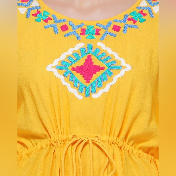 America & Beyond Bright Yellow Swim Cover - Picture 6 of 10